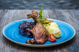 Konfitált kacsacombok