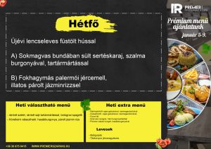 Hétfői menü