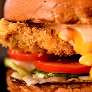 Cheeseburger - csirke