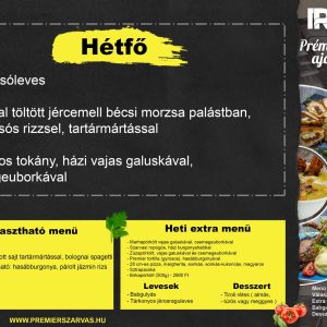 Hétfői menü
