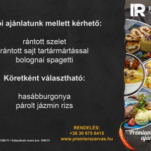 Választható napi menü